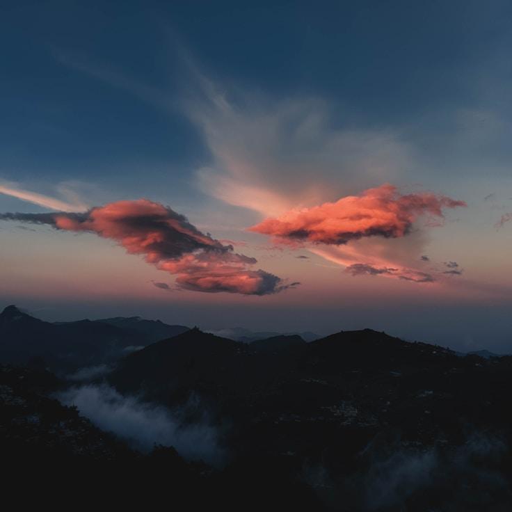 Scenic nature travel banner